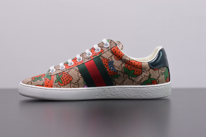 GUCC Ace Embroidered Low-Top Sneaker 431920 DOPEO 9064