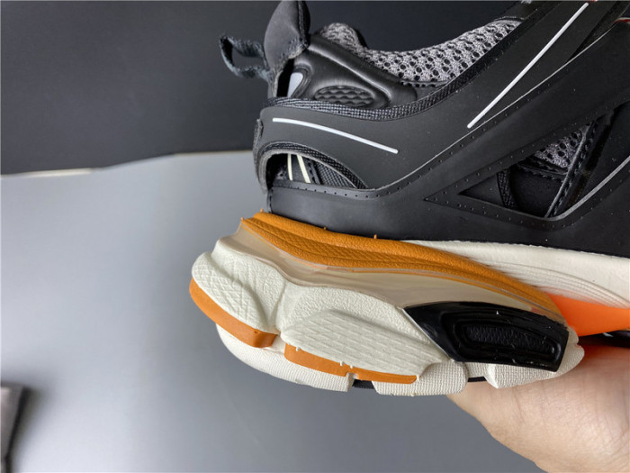 BLCG Sneaker Tess.s.Gomma Black White Orange 542436-W1GB7-2019