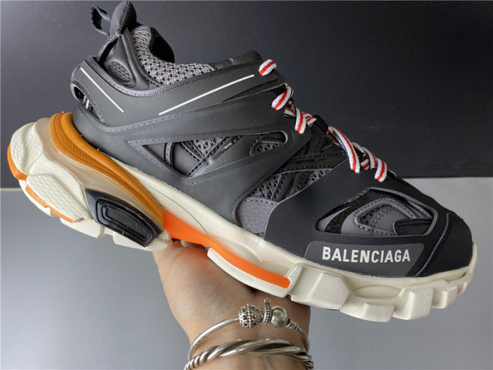 BLCG Sneaker Tess.s.Gomma Black White Orange 542436-W1GB7-2019