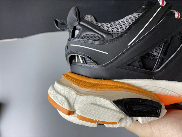 BLCG Sneaker Tess.s.Gomma Black White Orange 542436-W1GB7-2019