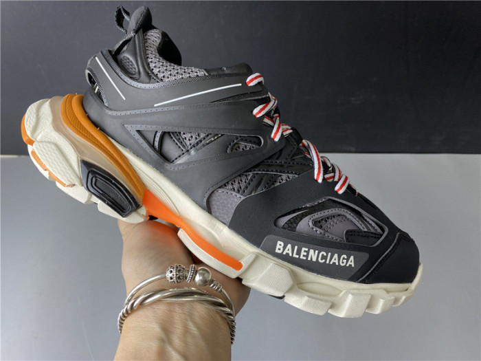 BLCG Sneaker Tess.s.Gomma Black White Orange 542436-W1GB7-2019