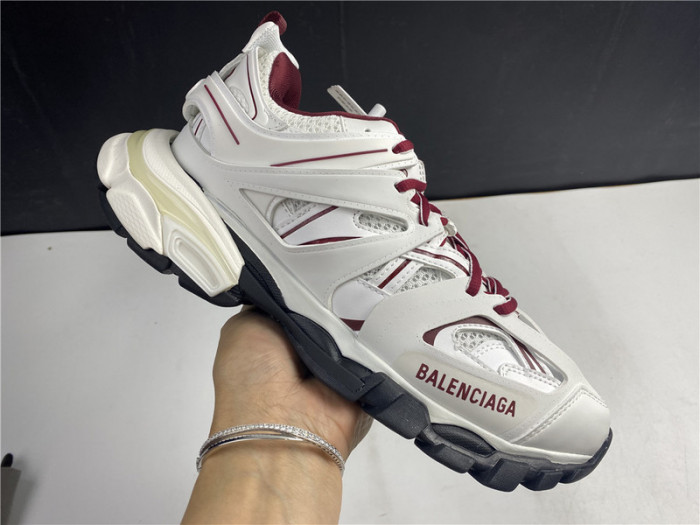 BLCG Track Trainer White And Burgundy 542436-W3AC1-2050