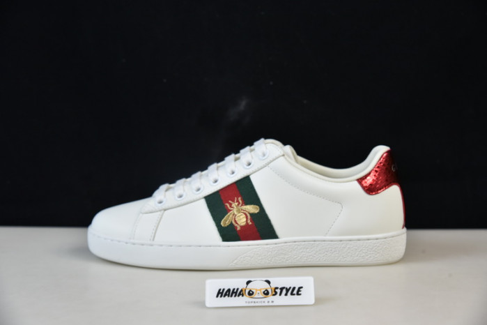 GUCC Ace Embroidered Low-Top Sneaker