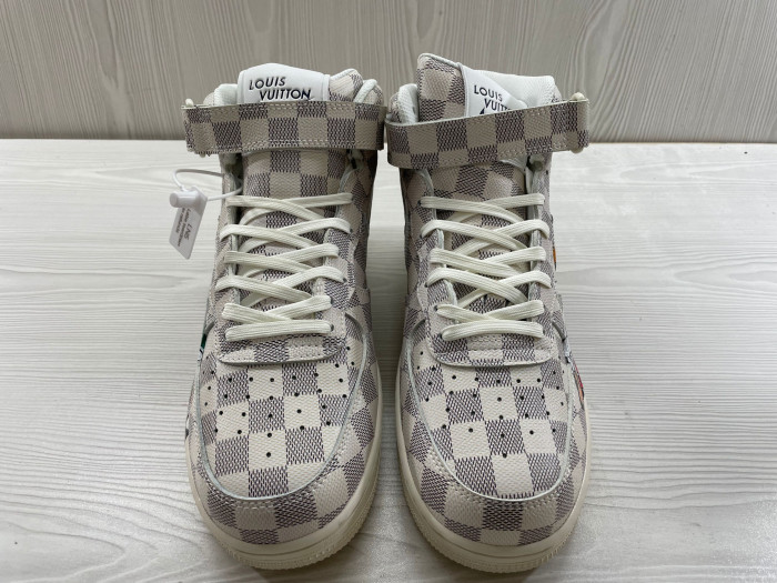 Louis Vuitton Nike Air Force 1 Mid By Virgil Abloh Graffiti23511