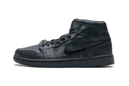 Air Jordan 1 Mid Edison Chen Fearless Black