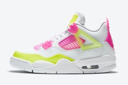 Air Jordan 4 Retro White Lemon Pink