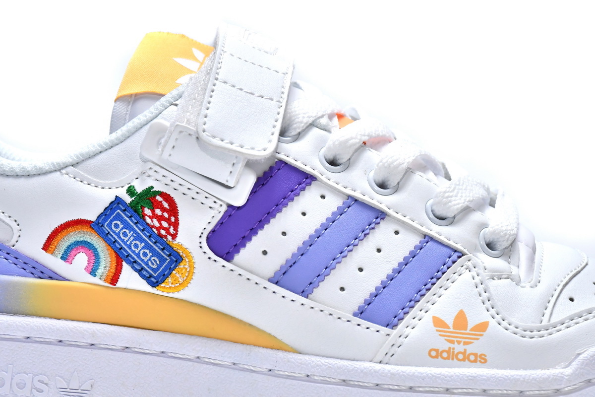 adidas Forum Low White Light Purple