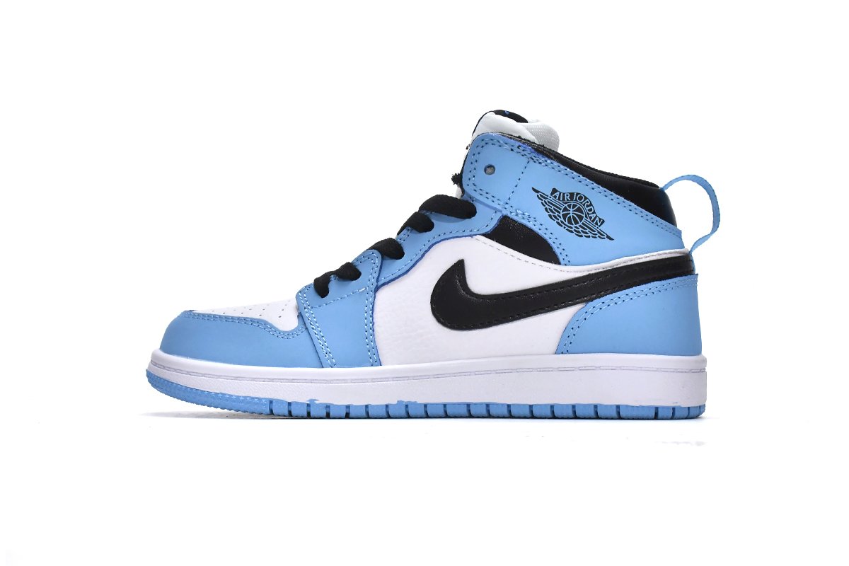 Air Jordan 1 Mid PS University Blue(Kids)