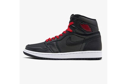 Air Jordan 1 Retro High OG Black Satin Gym Red