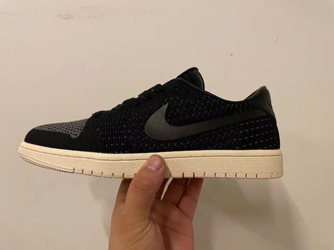 jordan 1 retro low flyknit black guava ice