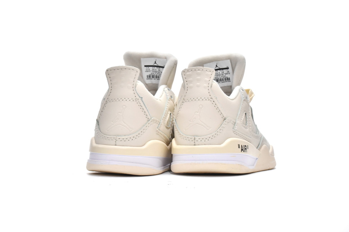 Air Jordan 4 Retro Sail (Kids)