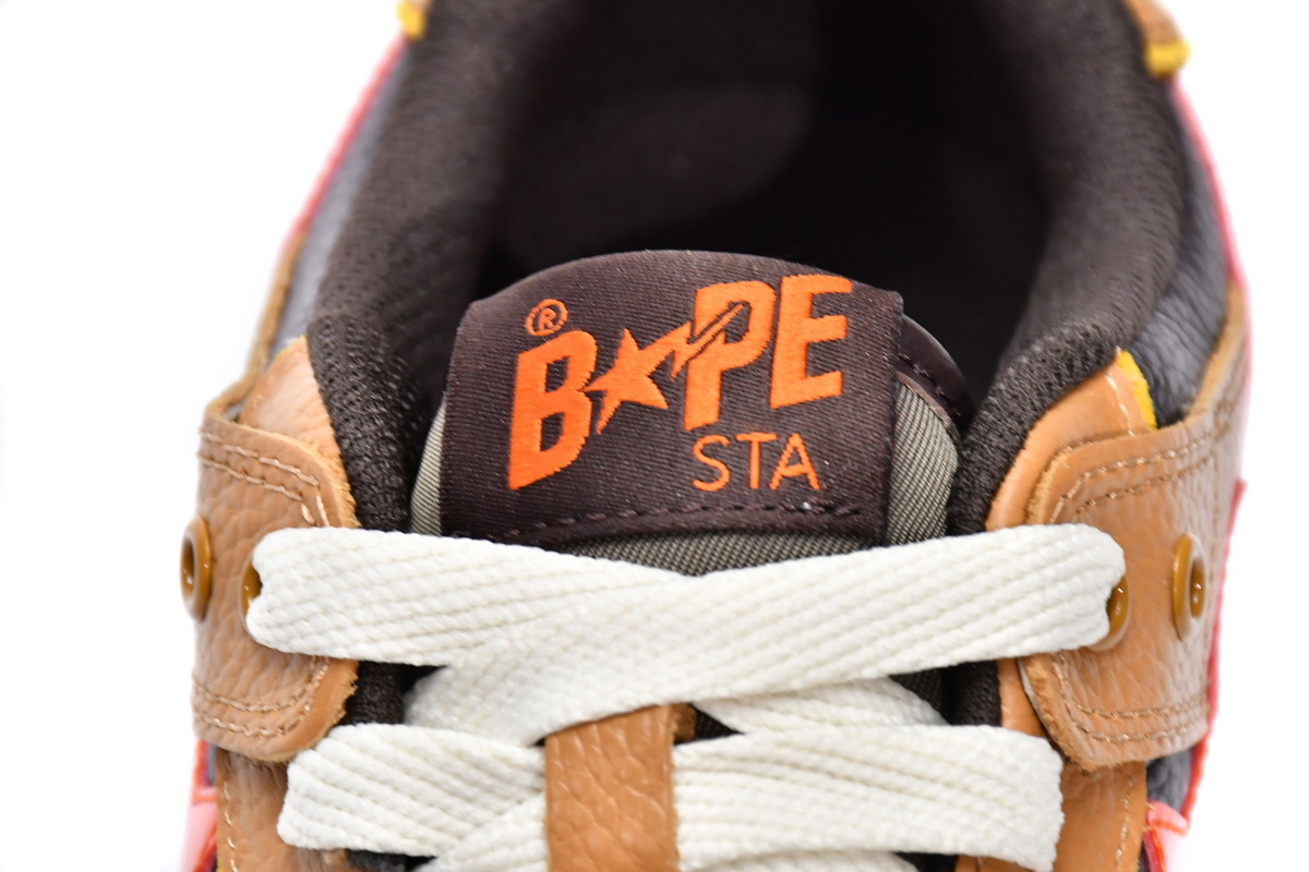 Bape Sk8 Sta Low Black brown red