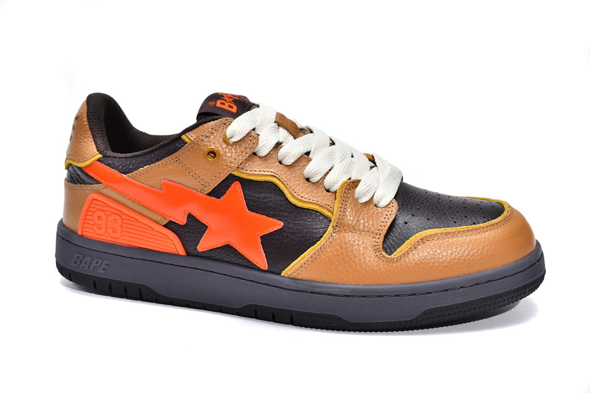 Bape Sk8 Sta Low Black brown red