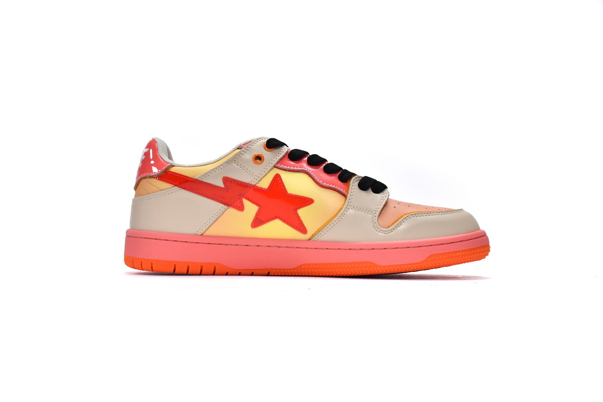 Bape Sk8 Sta Low Gradient orange