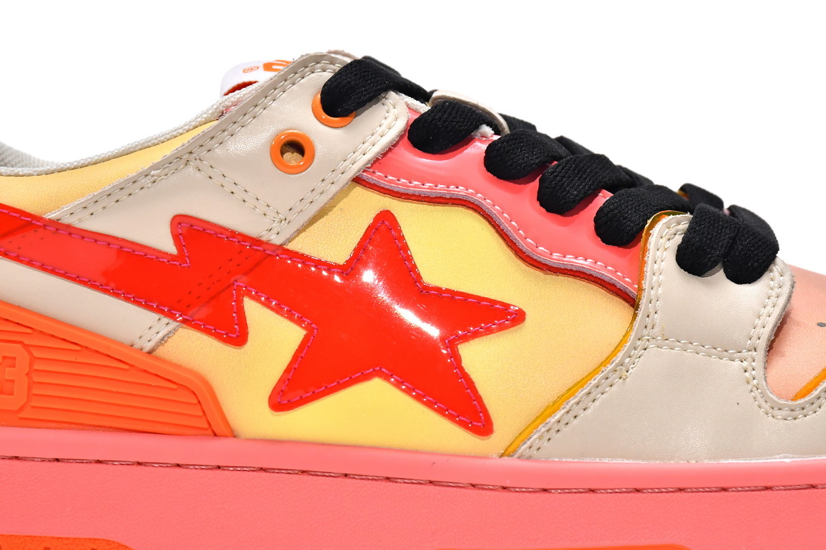 Bape Sk8 Sta Low Gradient orange