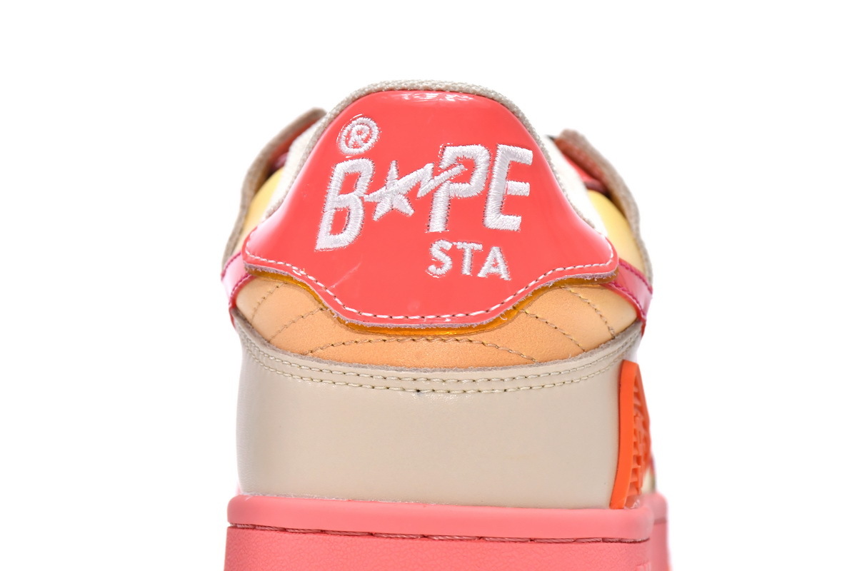 Bape Sk8 Sta Low Gradient orange