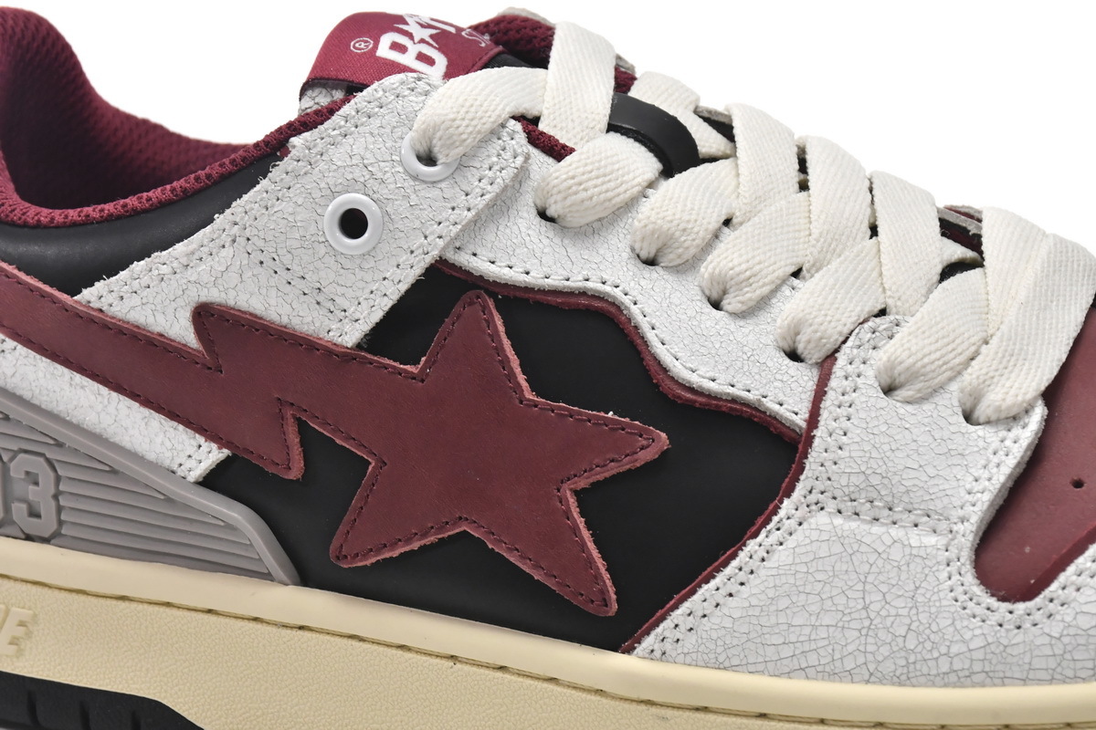 Bape Sk8 Sta Low Red Grey