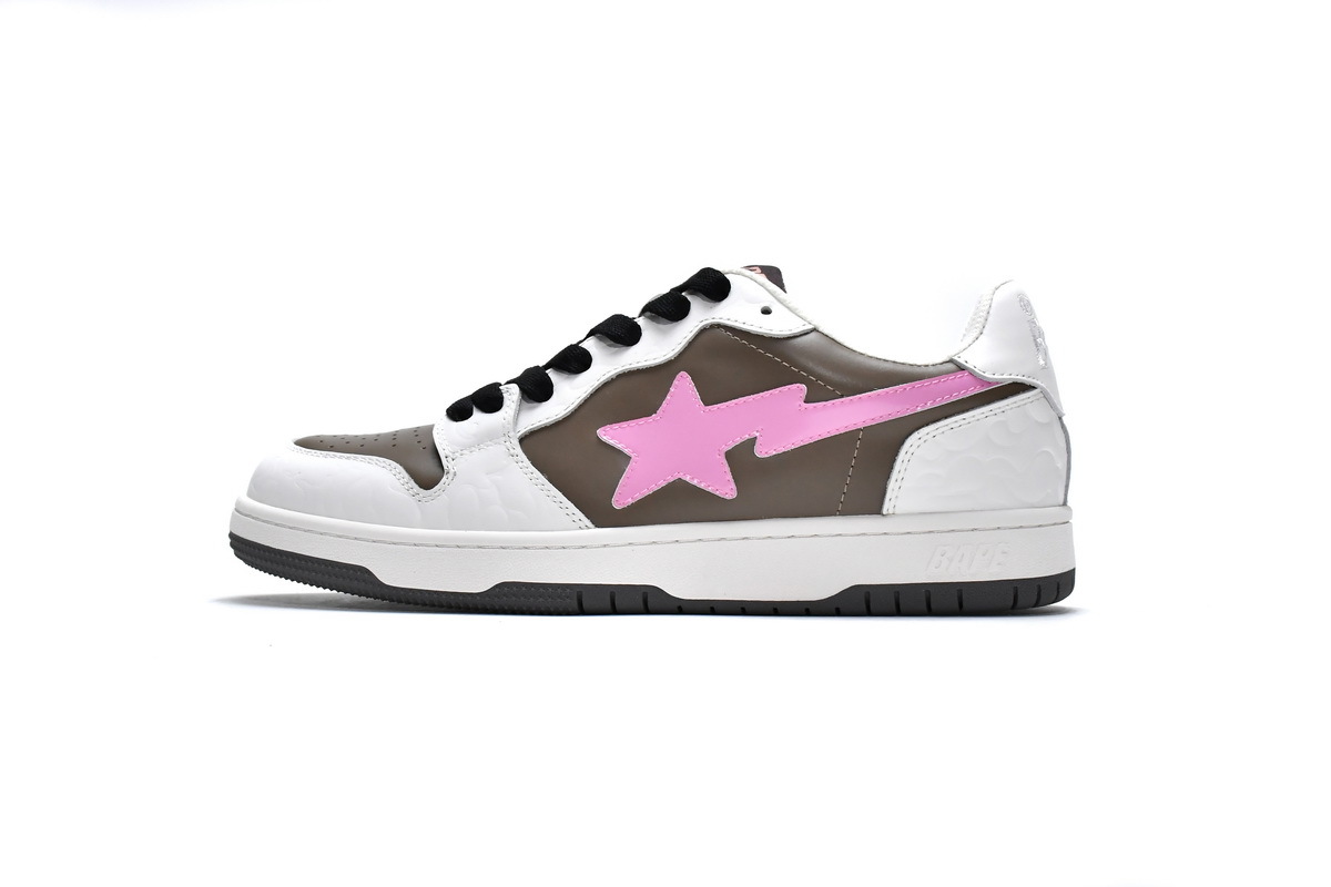 Bape Sk8 Sta Low White brown