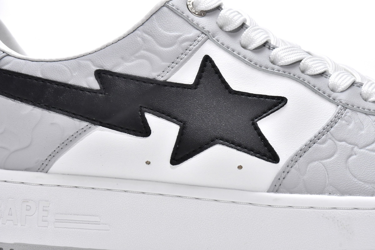 Bape Sk8 Sta Low White grey black