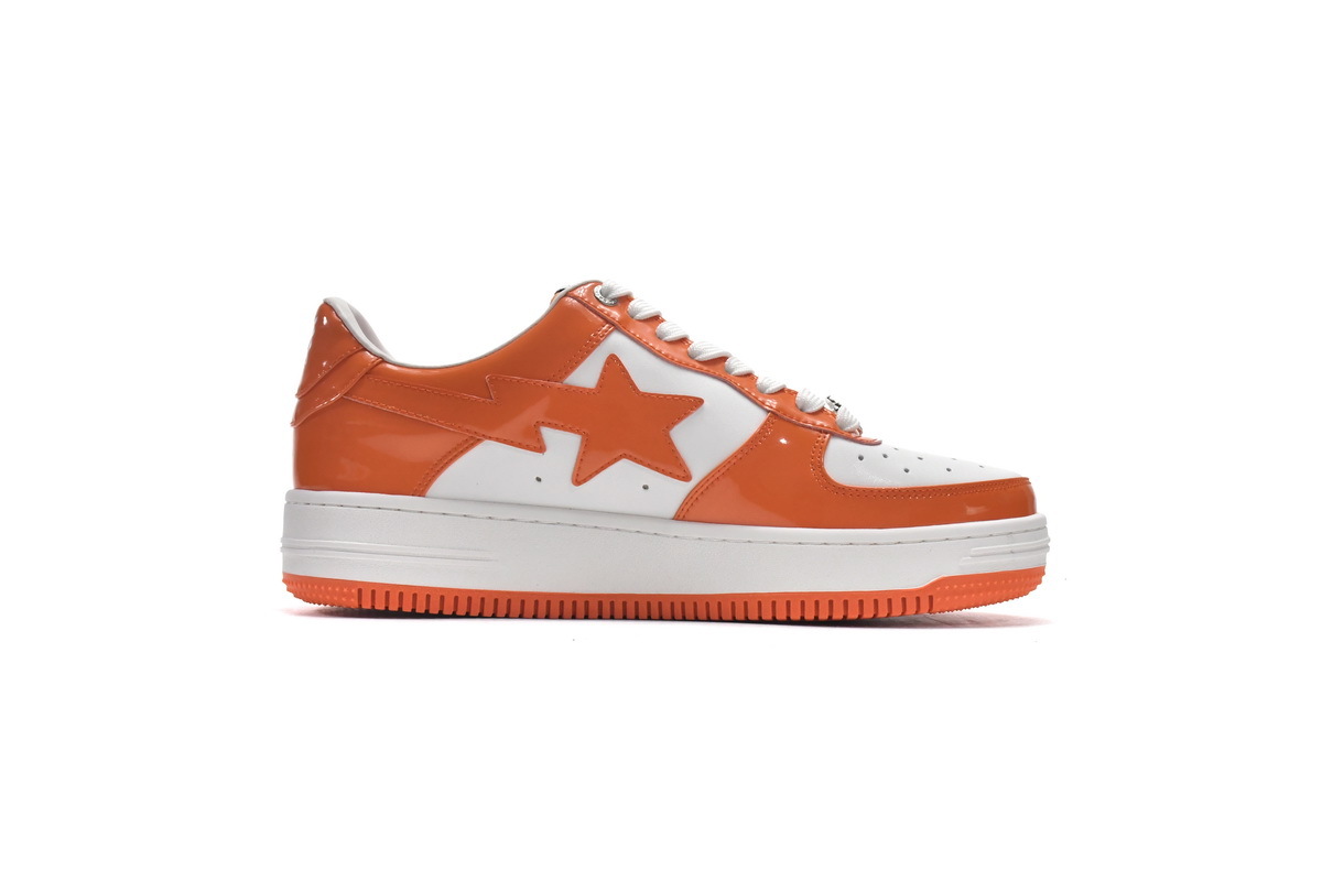 Bape Sk8 Sta Low White Orange