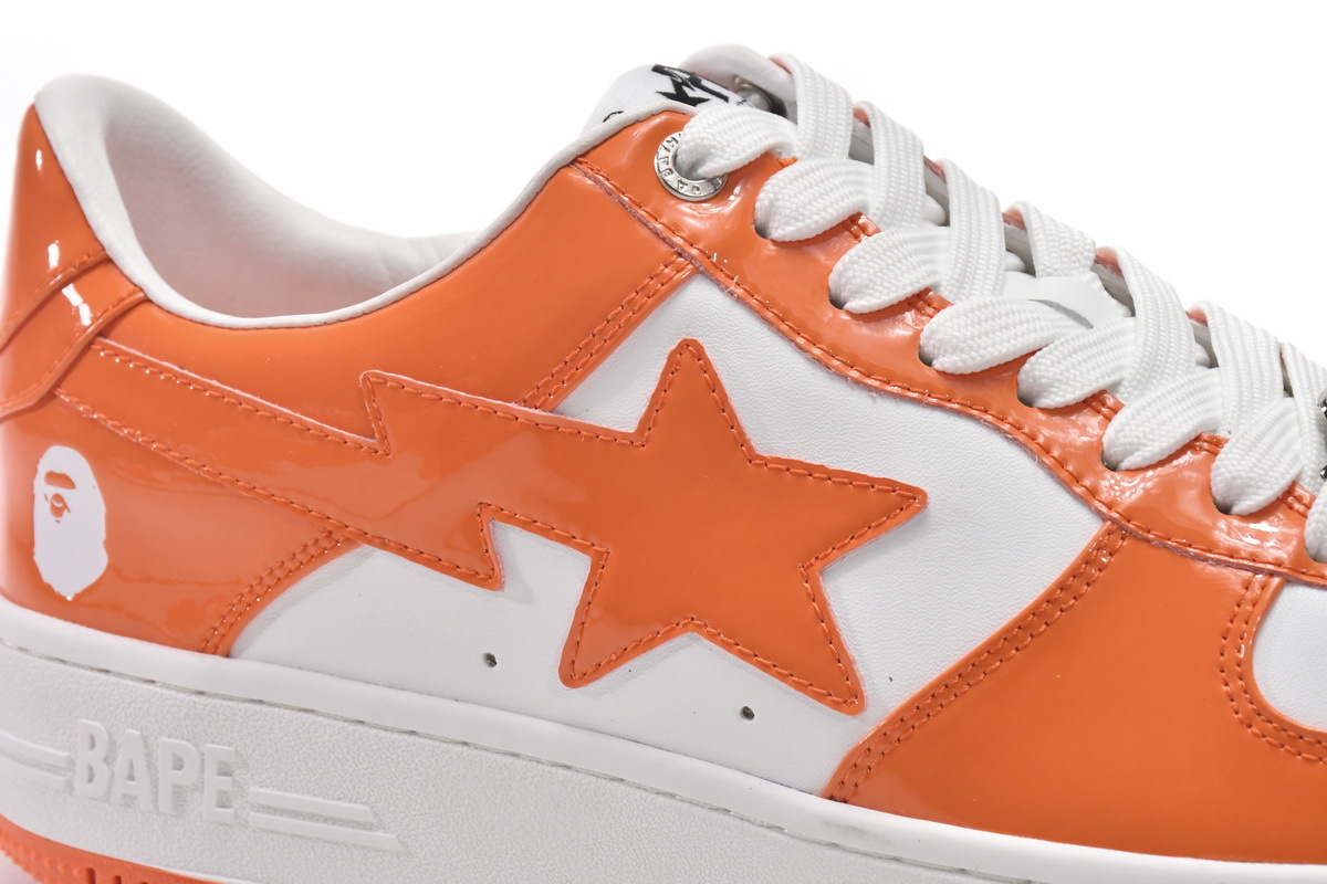 Bape Sk8 Sta Low White Orange