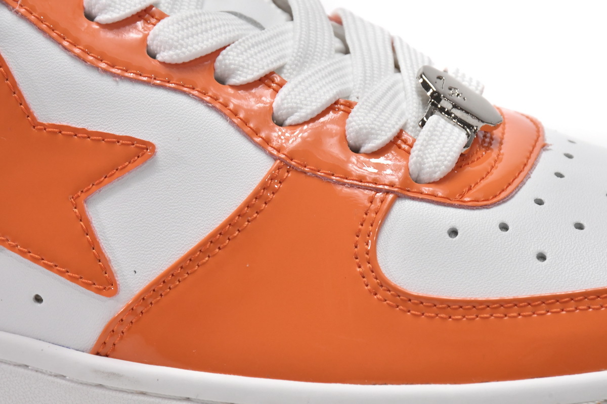 Bape Sk8 Sta Low White Orange