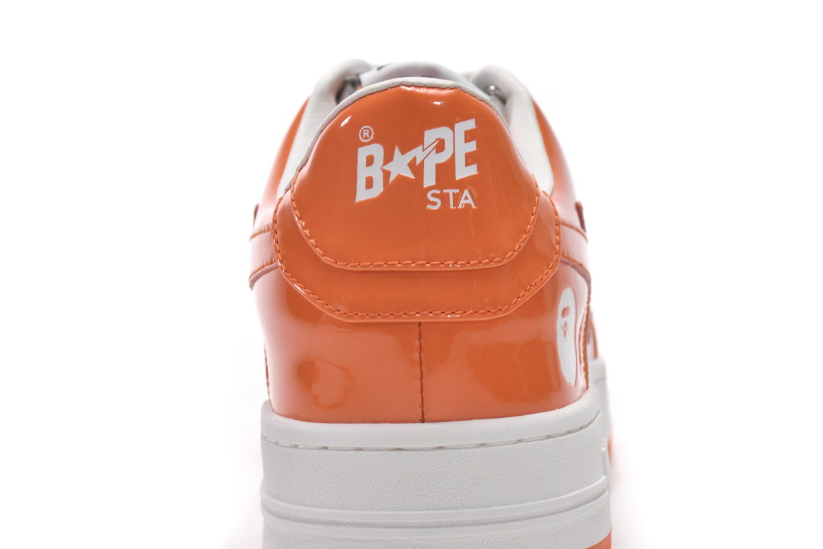 Bape Sk8 Sta Low White Orange