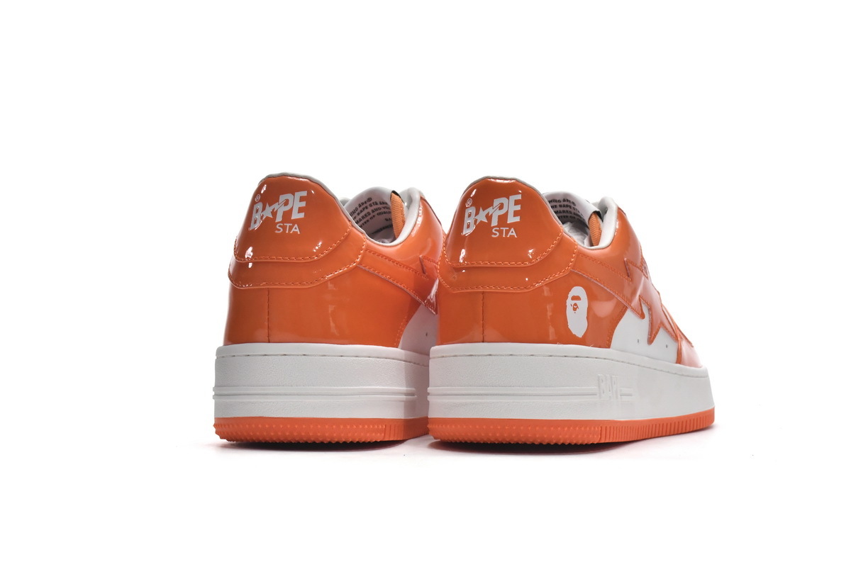 Bape Sk8 Sta Low White Orange