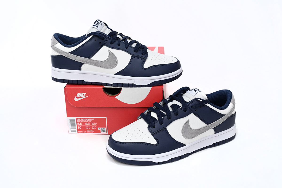 Nike Dunk Low Summit White Midnight Navy