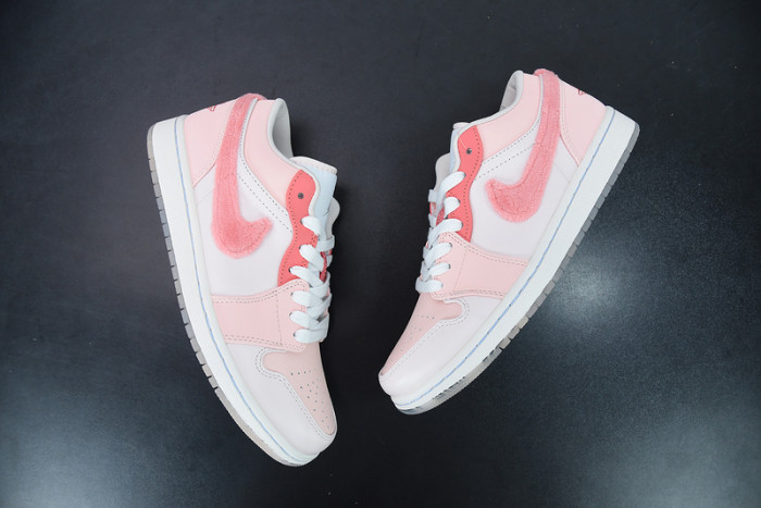 Air Jordan 1 Low White Pink Grey DM5443-666