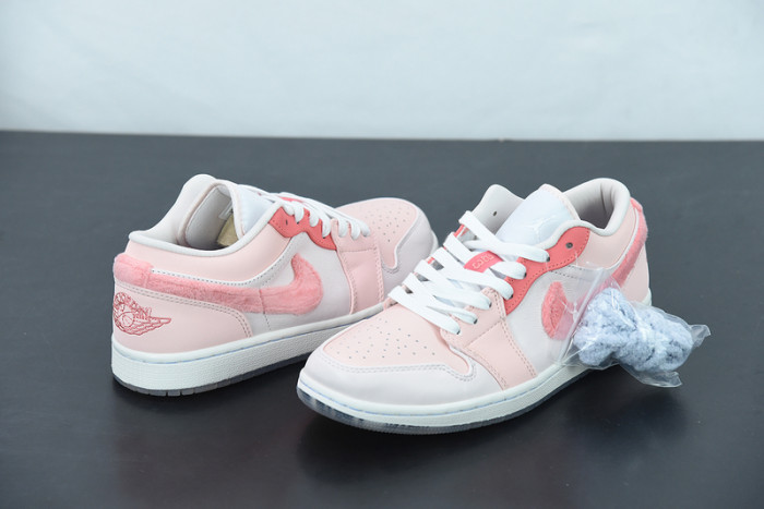 Air Jordan 1 Low White Pink Grey DM5443-666