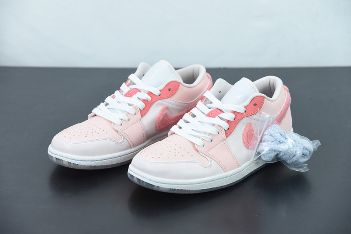 Air Jordan 1 Low White Pink Grey DM5443-666