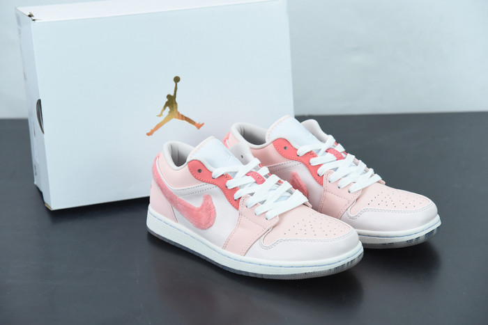 Air Jordan 1 Low White Pink Grey DM5443-666