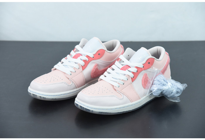 Air Jordan 1 Low White Pink Grey DM5443-666