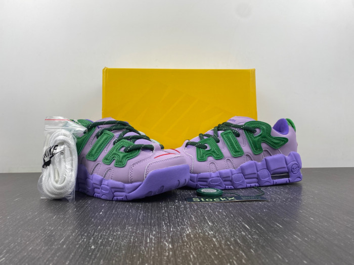 Detailed Look at the AMBUSH x Nike Air More Uptempo Low Lilac FB1299-500