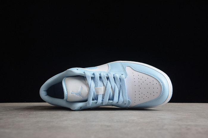 Jordan 1 Low White Ice Blue (Women’s) DC0774-141