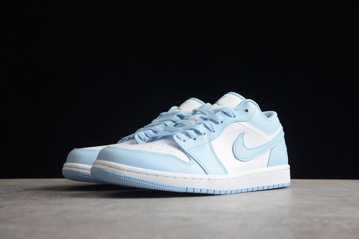 Jordan 1 Low White Ice Blue (Women’s) DC0774-141