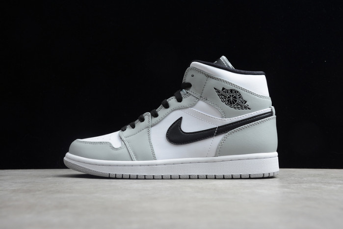 Jordan 1 Mid Light Smoke Grey – 554724-092