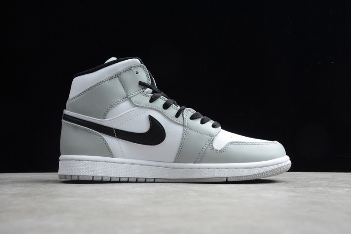 Jordan 1 Mid Light Smoke Grey – 554724-092