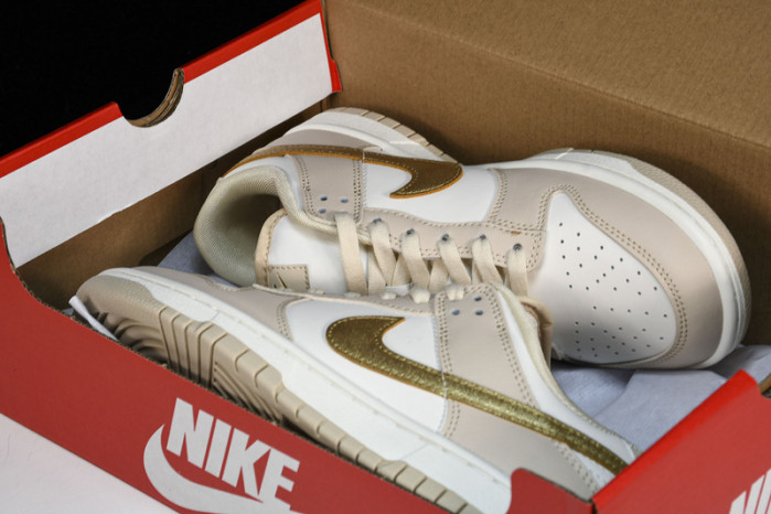 Nike Dunk Low Phantom Metallic Gold (Women’s) DX5930-001