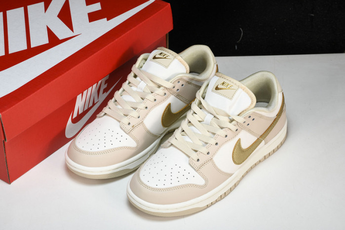 Nike Dunk Low Phantom Metallic Gold (Women’s) DX5930-001