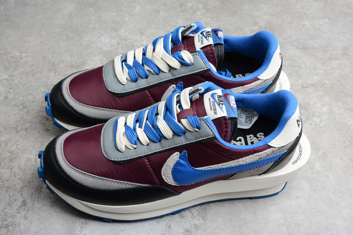 Nike Sacai x Undercover x LDWaffle ‘Night Maroon Team Royal’ DJ4877-600