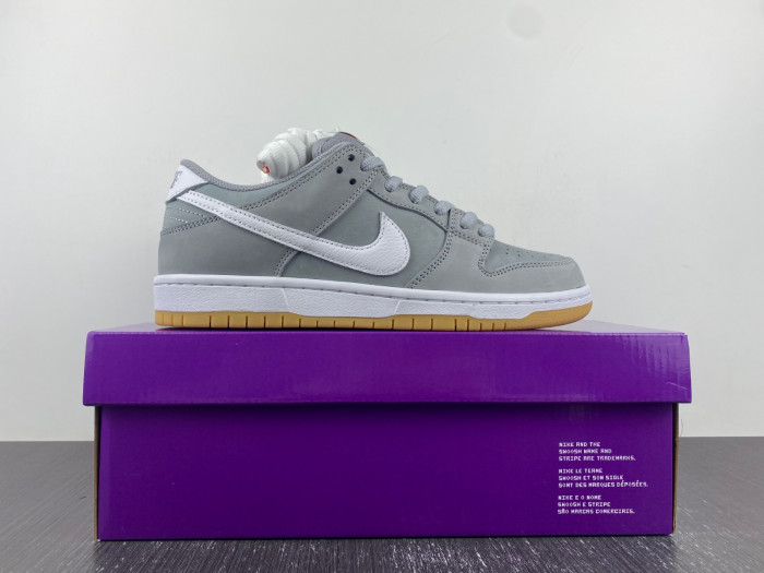 Nike Sb Dunk Low Pro Iso Orange Label Wolf Grey Gum DV5464-001