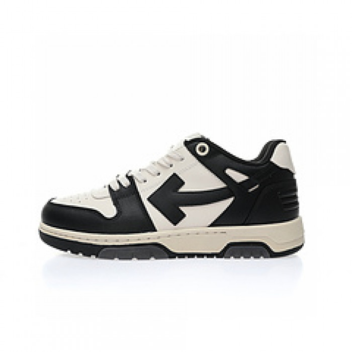 OFF-WHITE Out Of Office “OOO” Low Tops Black White