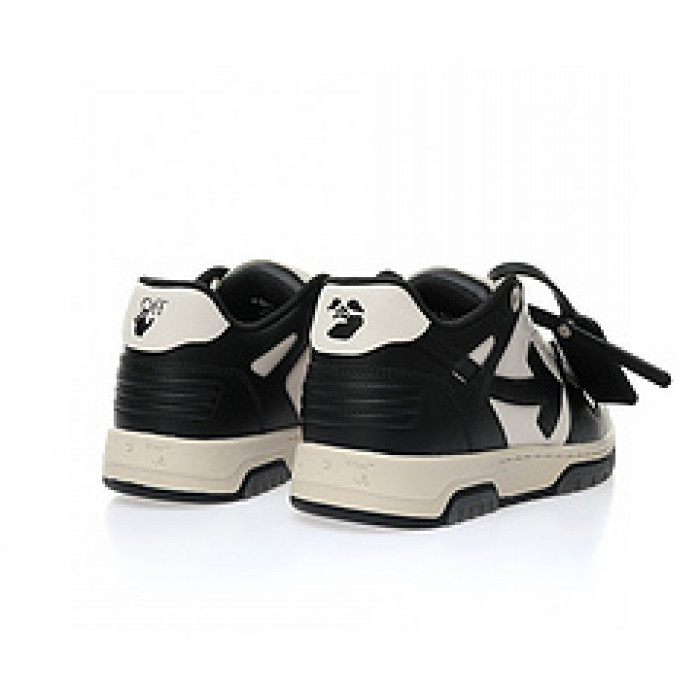 OFF-WHITE Out Of Office “OOO” Low Tops Black White