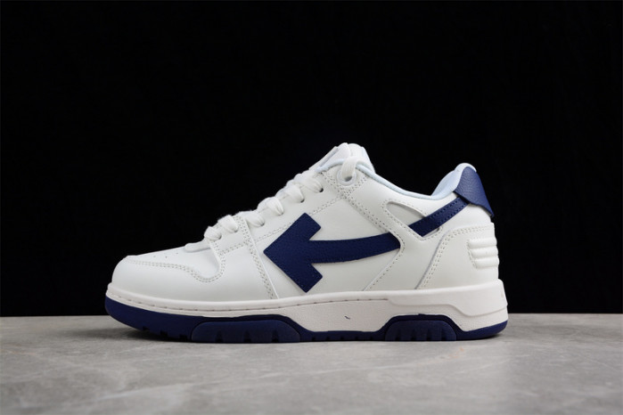 OFF-WHITE Out Of Office “OOO” Low Tops Dark Blue White EA001_0142