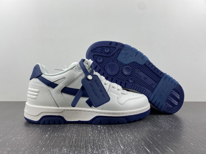 OFF-WHITE Out Of Office “OOO” Low Tops Dark Blue White EA001_0142