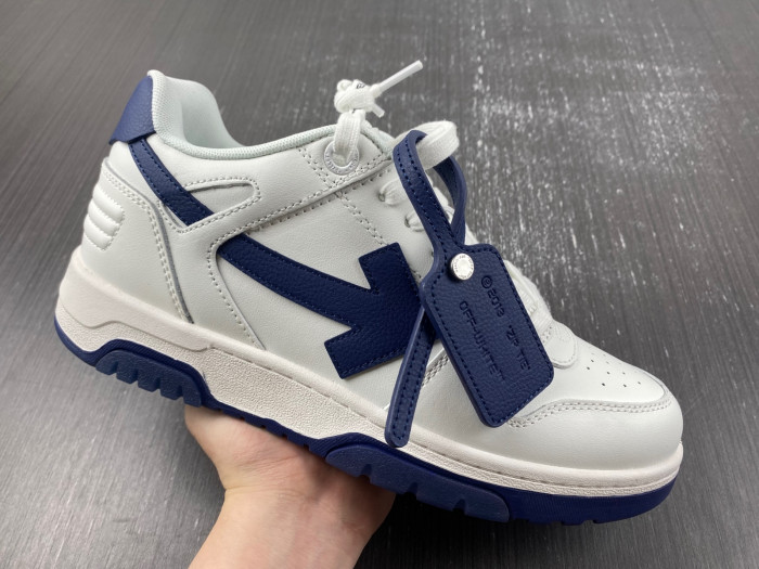 OFF-WHITE Out Of Office “OOO” Low Tops Dark Blue White EA001_0142