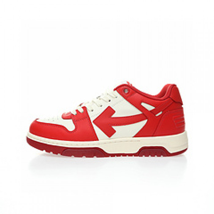 OFF-WHITE Out Of Office “OOO” Low Tops Red 239311708