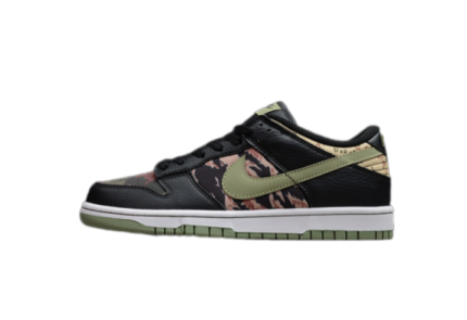 Dunk Low SE 'Black Multi-Camo' - Nike - DH0957-001